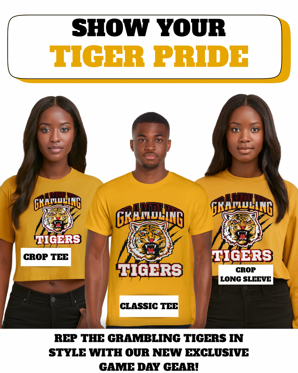 3 Tone Grambling Tee